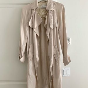 Aritzia Babaton beige trench coat